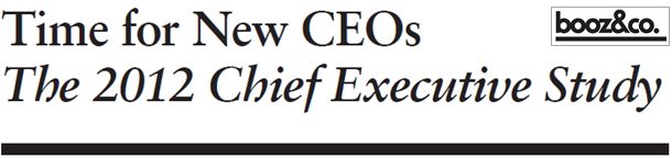 Booz - CEO Study 2012